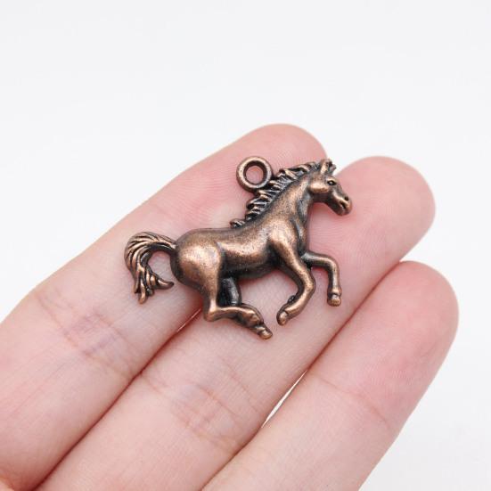 Metal Horse Pendant Retro Horse Charm Vintage Running Horse Pendant for Jewelry Making DIY Earrings Keychains Necklaces Craft Projects