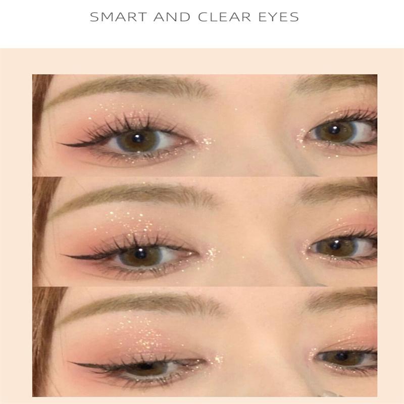 Portable Glitter Eyeshadow Palette Transparent Nine-color Acrylic Eyeshadow Palette Pearly Matte Earth Color Jiugongge Eyeshadow