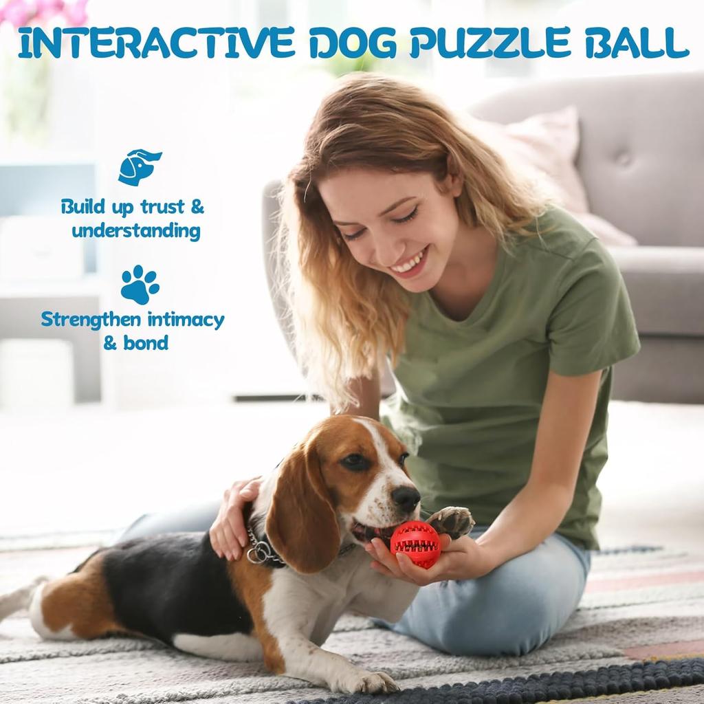 OEM ODM Tough Durable Natural Rubber Teeth Cleaning Interactive Ultra Pet Dog Chew Ball Toy