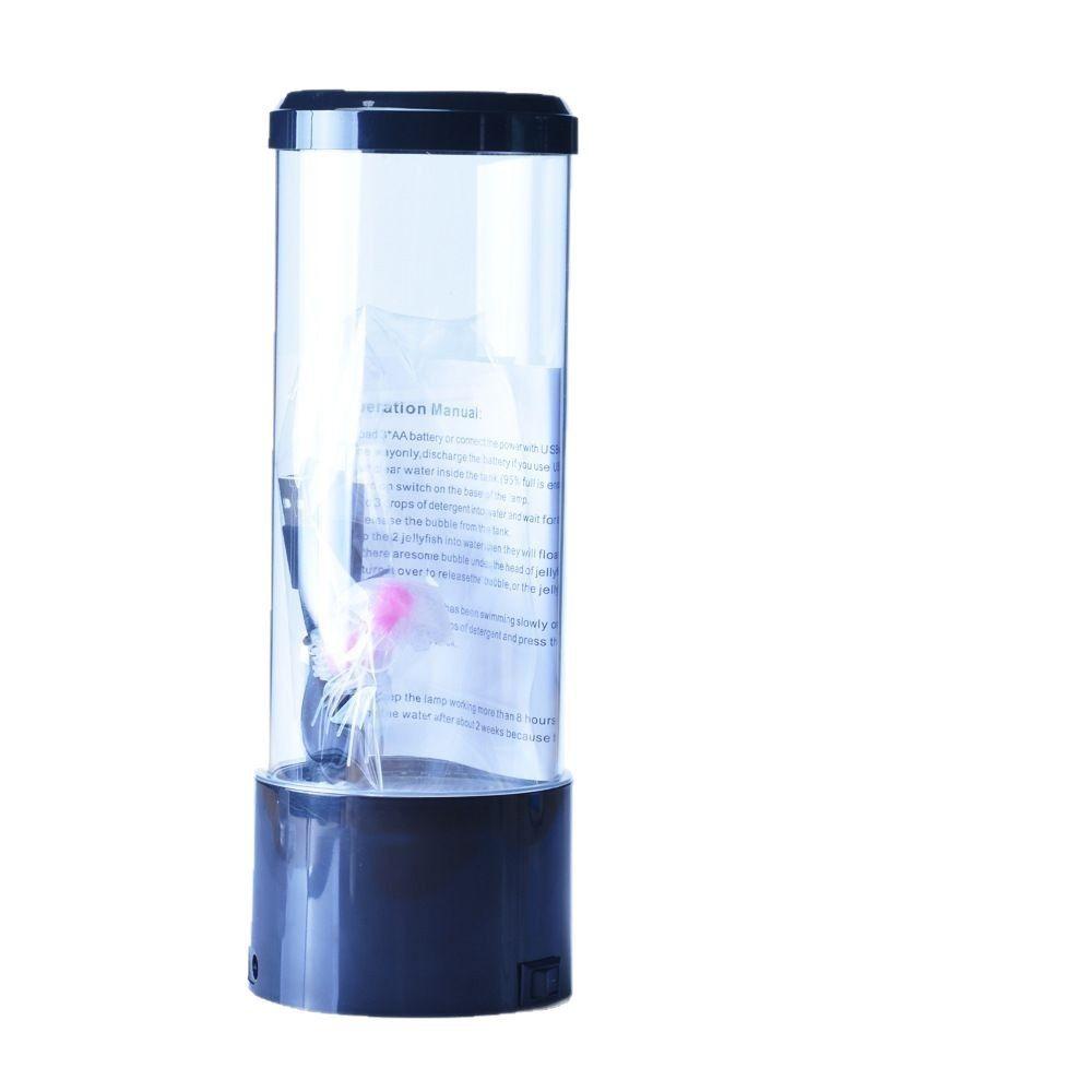 7-Color Changing Fantasy Aquarium Lamps USB Desktop Ornament Jellyfish Lava Lamp  Kids Gifts