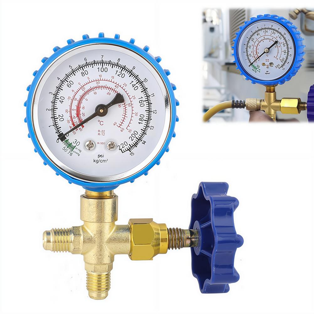 Air conditioner filling form meter valve R22 R134 refrigerant automobile fluoride meter valve refrigerant pressure gauge