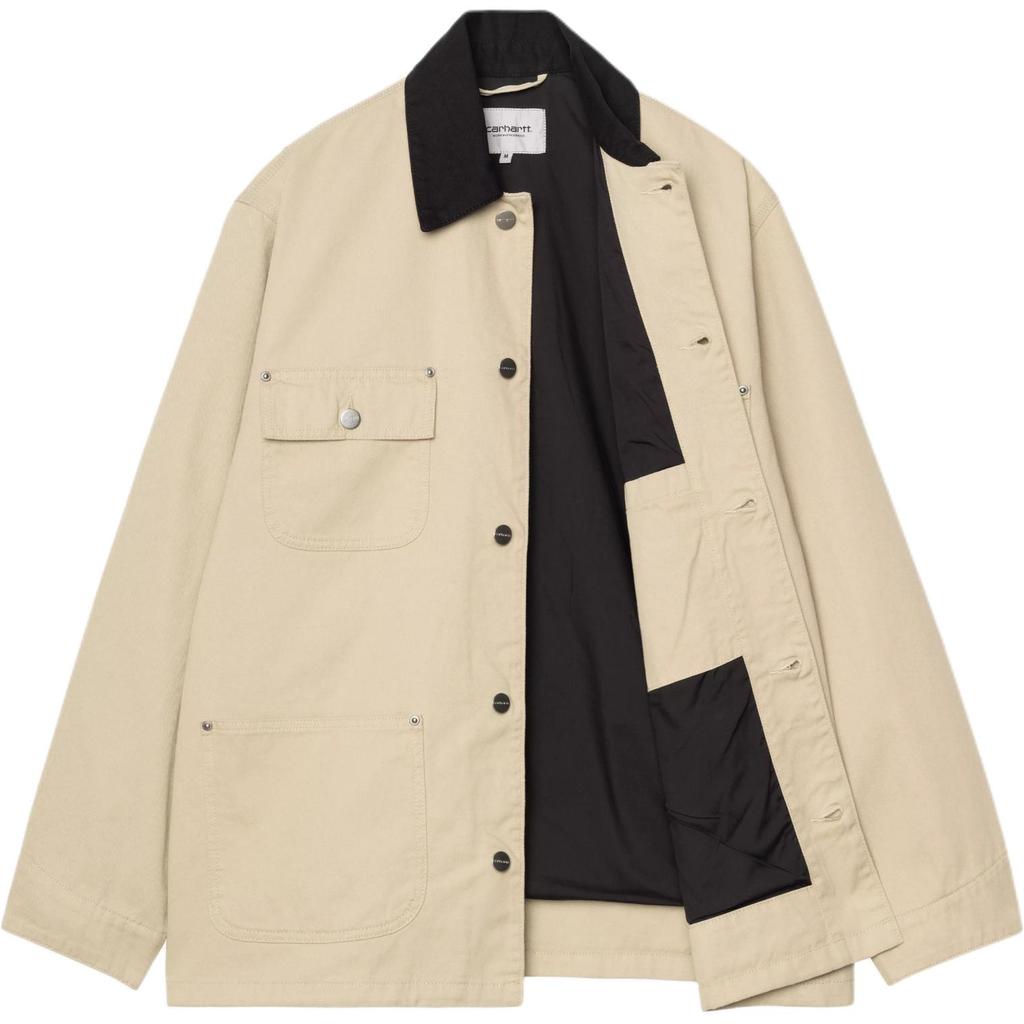 Carhartt WIP SS26 OG Рабочая куртка Удобная Простая Однобортная Куртка с Длинным Рукавом Мужские куртки I036488-3NH-02
