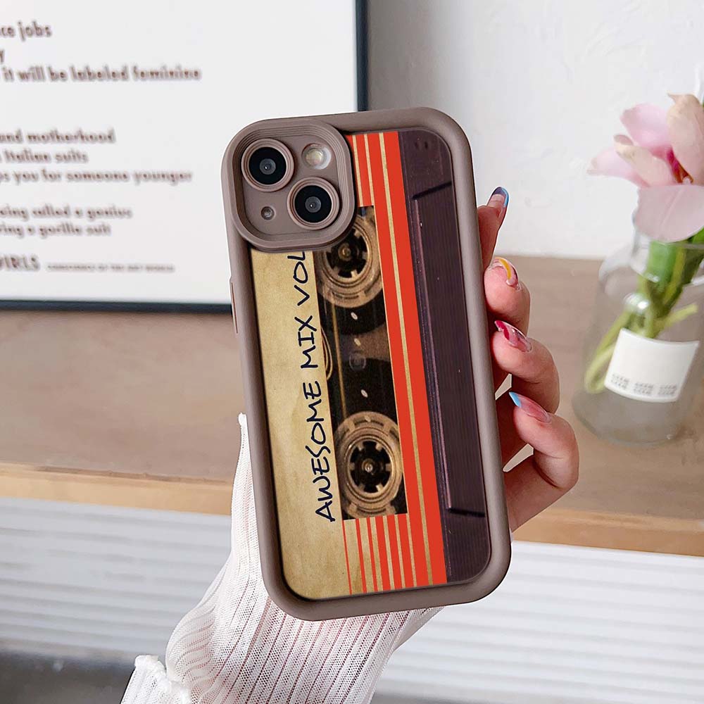 Sky Eye Ladder Phone Case for iPhone 15 14 13 12 Samsung A15 A25 A24 S23 FE Huawei Honor 90 Angel Eye Soft Cover A19 Original Retro Cassette Tape Art
