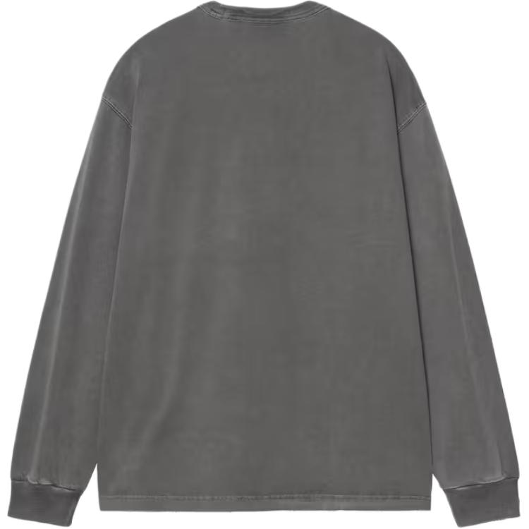 Carhartt WIP SS26 L/S Торион Карманная футболка Свободная Повседневная Круглый вырез Длинный рукав Винтажная футболка Мужские Топы I035958-89-B7