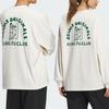 Men's T-Shirt Adidas Originals Drop Shoulder Sleeve T Shirt Unisex Pink White