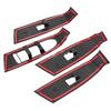 Carbon Fiber Door Window Switch Panel Cover Trims For Mazda CX-50  2024
