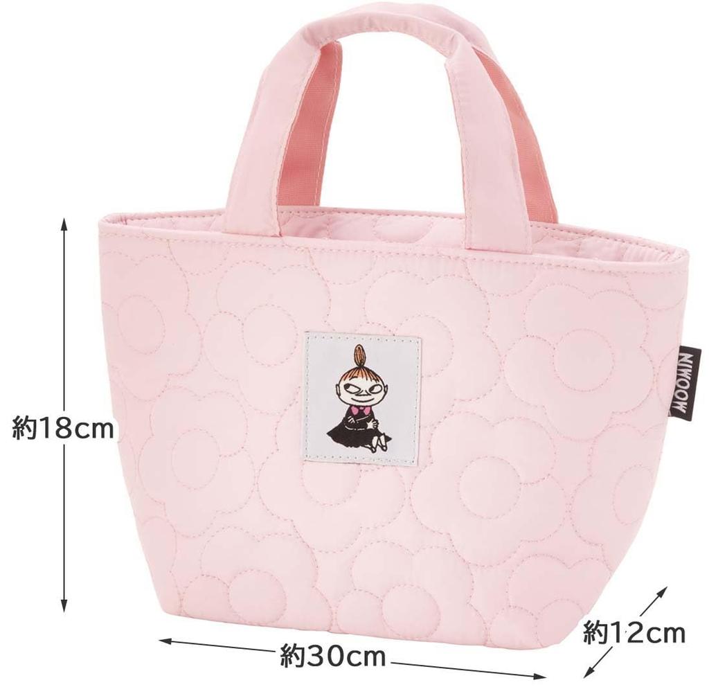 Skater Стеганая ткань Холодоизолирующая сумка для ланча 30 x Глубина 12 x Высота 18см Муми-тролль KKLB2-A