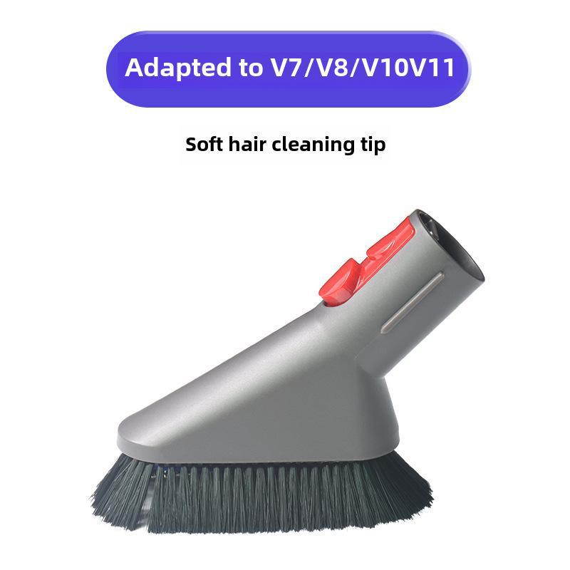 Совместимые аксессуары для пылесосов Dyson: мягкая щетка, плоская насадка, шланг, всасывающая насадка для матраса для моделей V7, V8, V10, V11.