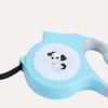 5m Retractable Pet Leash with LED Flashlight Ergonomic Handle Adjustable Long Walking Dog Leash for Small Medium Dogs