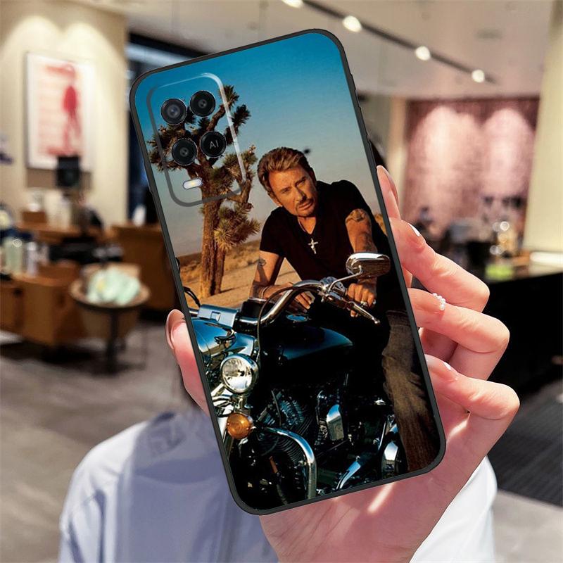 Музыкальный чехол Johnny Hallyday для OPPO A74 A54 A94 A52 A72 A83 A91 A93 A53S A15 A16 A5 A9 A31 A53 2020 Чехол для телефона