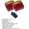 LED Magnetic Towing Tail Lights Wireless LED Trailer Lights Kit High Lumens Super Bright IP67 Waterproof Car Rear Lights