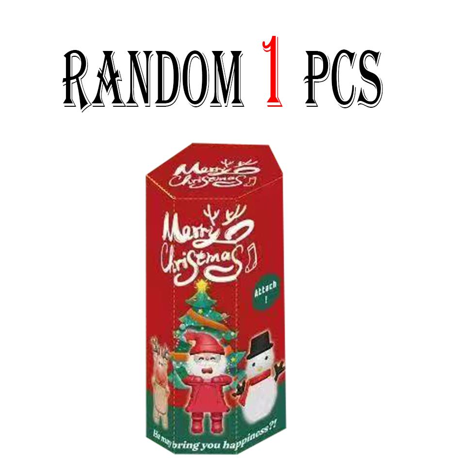 Новая серия S Angel Christmas Party: фигурка снеговика в закрытой коробке, Санта-Клаус в загадочной коробке, подарок на день рождения или Рождество, игрушка-сюрприз.