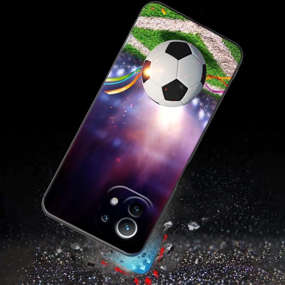 Футбольное поле Футбольный мяч Для Xiaomi 15 Ultra 11T 12T 13T 14T Pro Чехол для телефона Mi POCO X7 M7 F7 Pro F5 F6 M6 X3 X5 X6 Задняя крышка