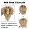 MISSQUEEN DIY деформация конский хвост синтетический коготь конский хвост наращивание короткий волнистый конский хвост для женщин повседневная одежда