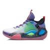 Баскетбольные кроссовки Li Ning All City 9 V1.5 для молодежи, детские баскетбольные кроссовки фиолетово-зеленого цвета YKBR044-5
