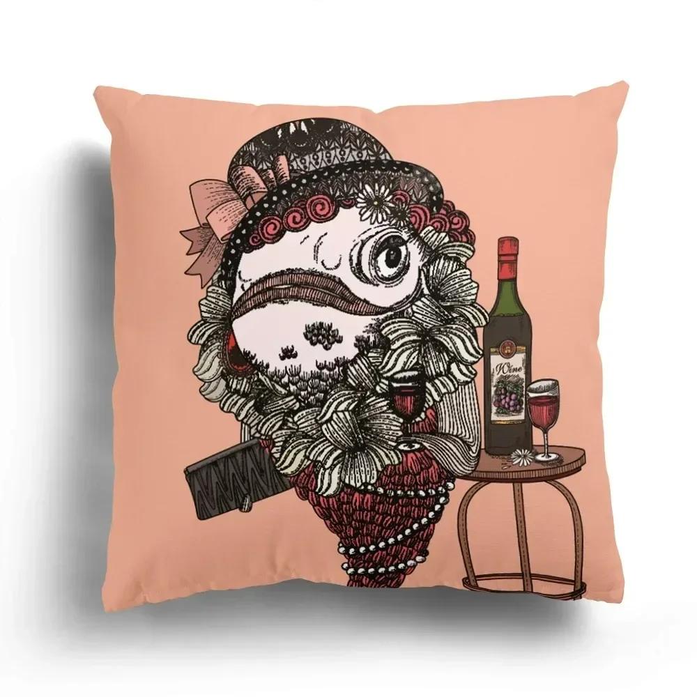 Роскошный Декор для Дома Наволочка для Подушки Гостиная Диван Чехол для Подушки Мультяшное Животное Зебра Медведь Узор Чехол для Подушки