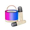 K52 Smart Karaoke Speaker Night Light для детей Портативный Bluetooth-динамик с 2 беспроводными микрофонами для рождественских подарков