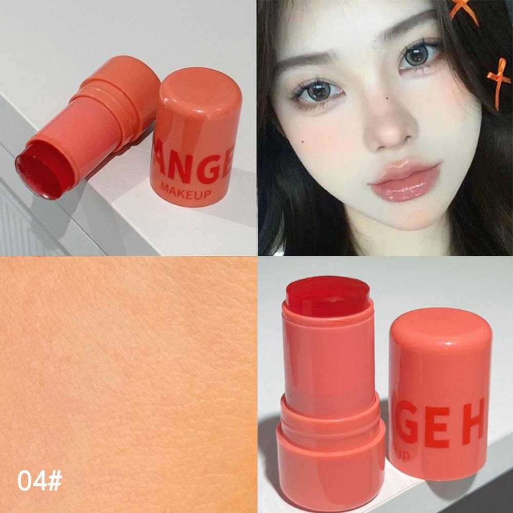HERORANGE Makeup Jelly Color Milk Jelly Color Milk Jelly Blush Milk Lip And Cheek Dual-purpose Stick Jelly Blush Stick