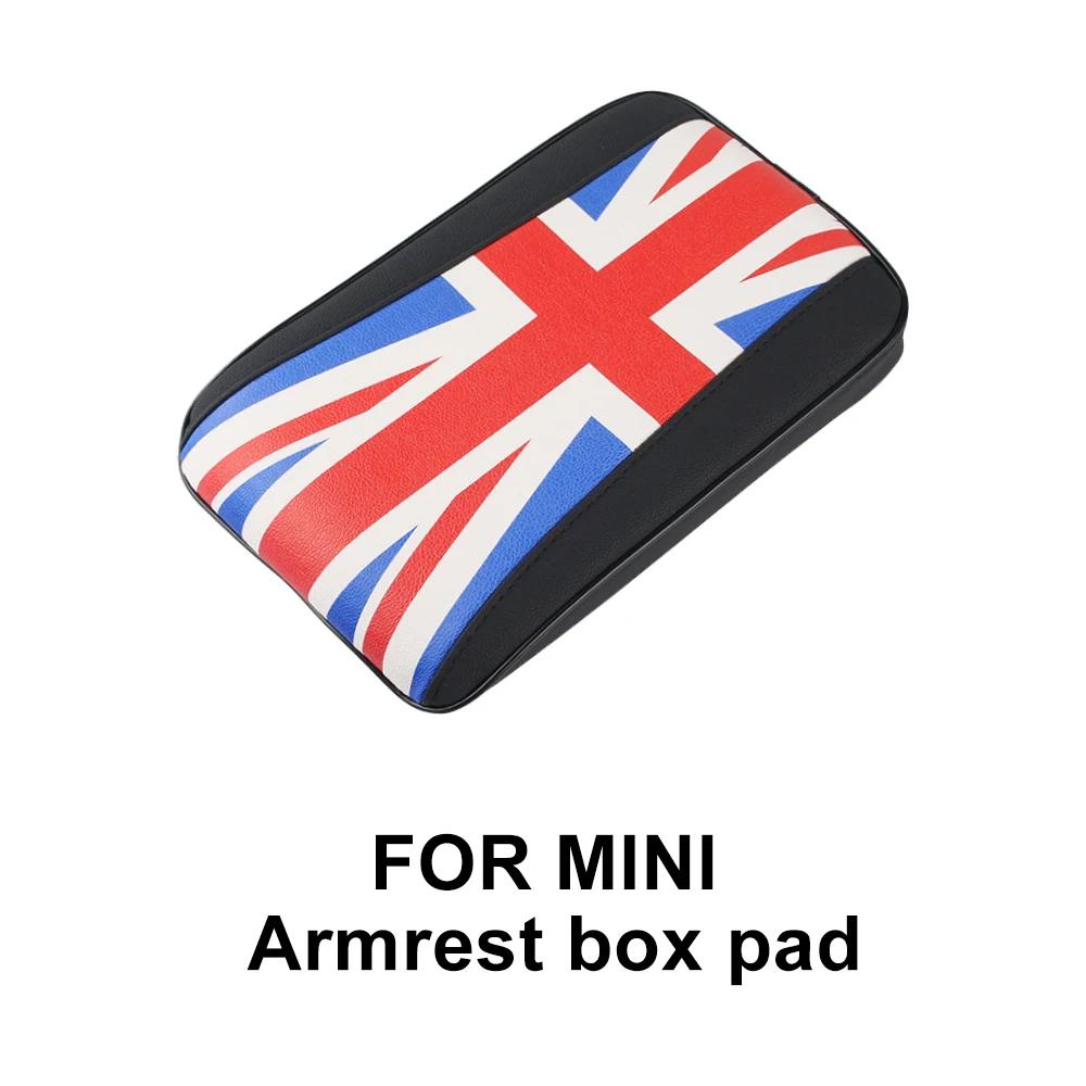 Protective Mat Central Armrest Storage Box Cover Auto Hand Rest Pad Leather Accessories For Mini F60 F56 F55 F54 R60 R56 R55