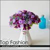 A Bouquet Of Simulated Roses, Home Living Room Decoration Flowers, Wedding Gardening Cloth Set Simulation Flowers