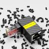 Угловые адаптеры RJ45 Ethernet, совместимые с кабелем Cat6, адаптер RJ45 Male to Female, сетевой удлинитель