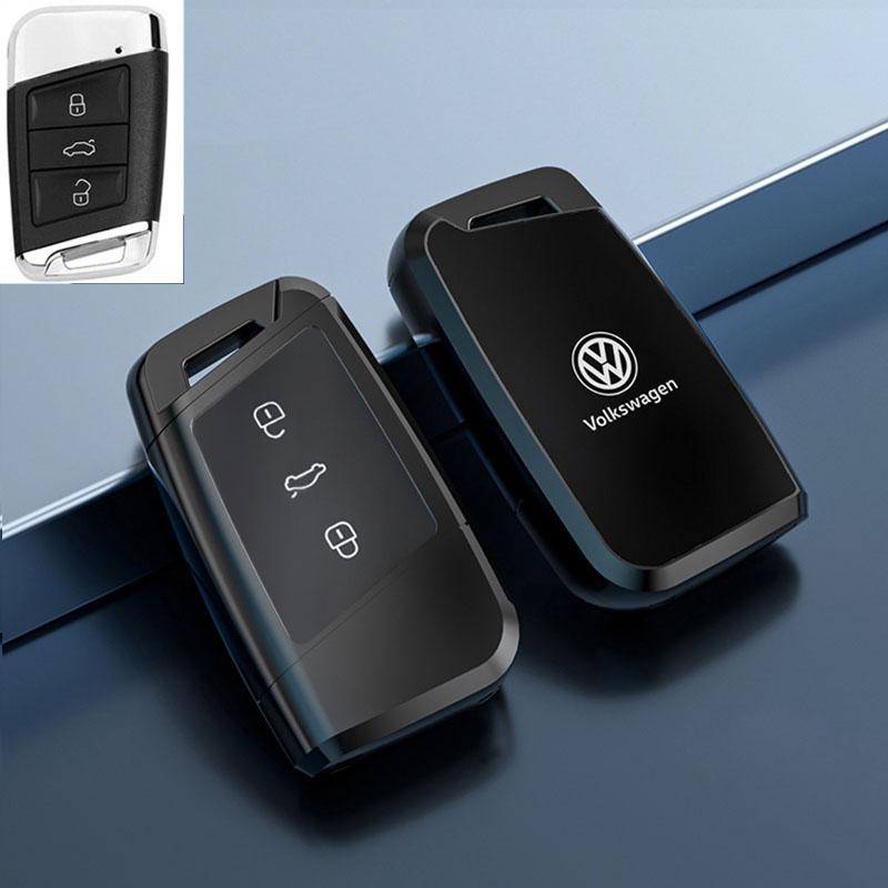 Для VOLKSWAGEN Новый Чехол-Оболочка из Кожи и Цинкового Сплава для Автомобильного Ключа Для VW Volkswagen Magotan Passat B8 Skoda Superb Kodiaq A7 Автомобильный Ключ