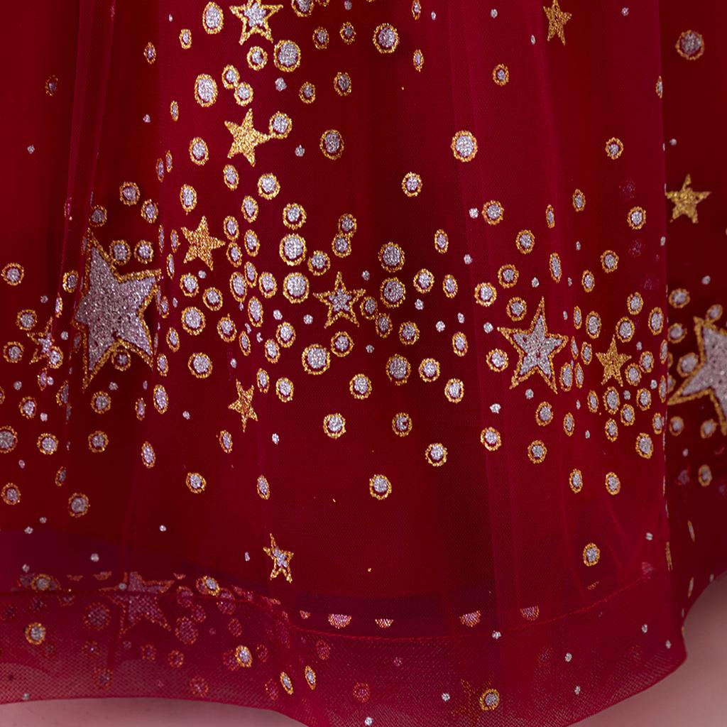 Винтажные рождественские платья для девочек с пайетками, звездное фатиновое платье для свадьбы, дня рождения, принцессы, пышные вечерние костюмы для подружек невесты