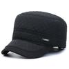 Autumn Winter Hats for Middle-aged and Elderly People Piled and Thickened Ear Protectors Flat-top Hats Casual and Fashionable Outdoor Cold-proof  Warm