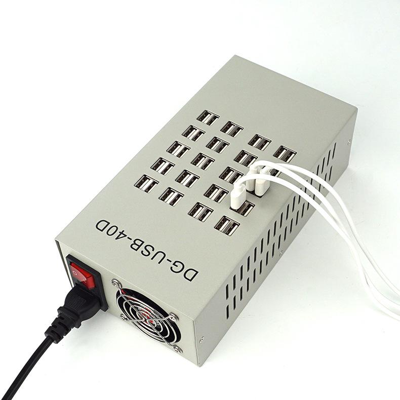 Мощная многопортовая USB-станция для зарядки с 40 портами для быстрой зарядки