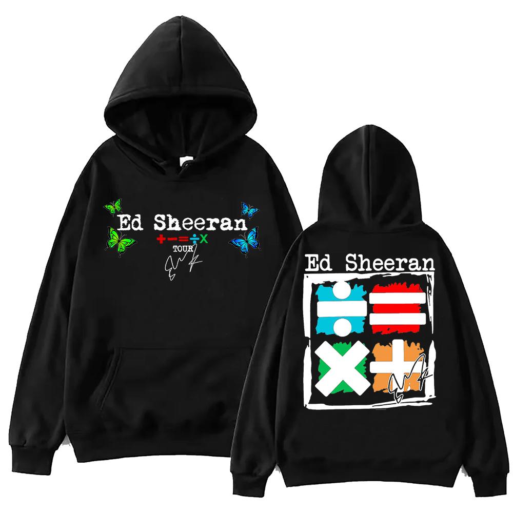 Ed Sheeran Mathematics Tour Hoodie Man Woman Harajuku Pullover Tops Long Sleeve Hoodies Muisc Tour Fans Gift Tops
