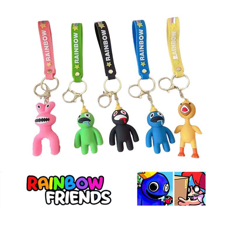 Силиконовый брелок Roblox Rainbow Friends – Подвеска на сумку Детский рождественский подарок