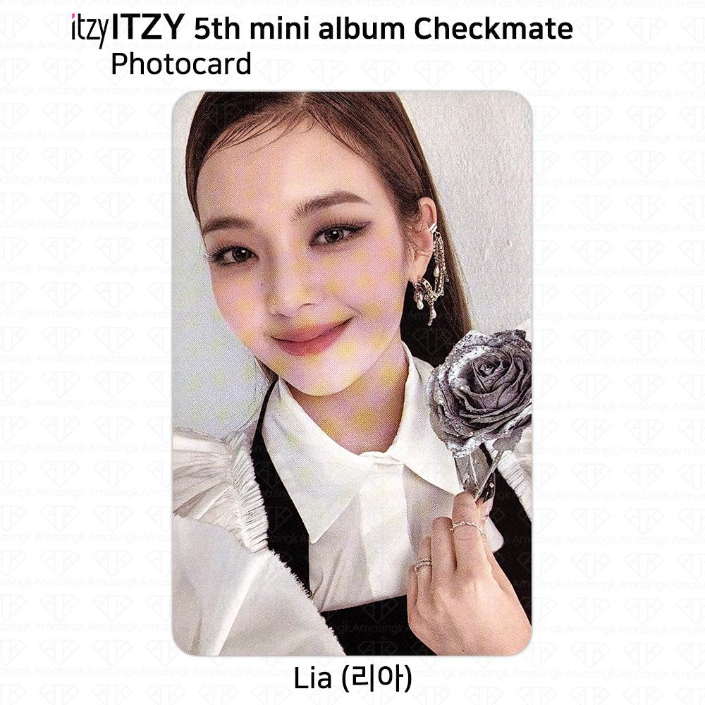 ITZY 5-й мини-альбом «Шах и мат», официальная фотокарта, прозрачная карта, специальная карта KPOP