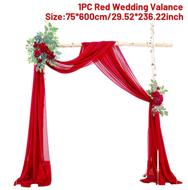 Свадебная арка драпировка шифоновая ткань драпировка занавеска драпировка свадебный сценический фон драпировка подвесной декор церемония прием декор