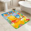 Personalized Name Winnie Pooh Living Room Non-Slip Area Rug Soft Carpet for Bedroom Kids Playroom Sofa Office Home Decor Doormat