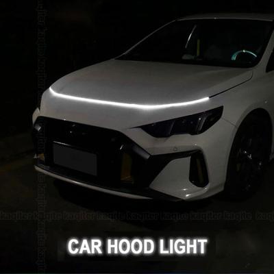 Светодиодные Декоративные Огни Для Капота Автомобиля Гибкая Полоса Дневных Ходовых Огней Белые