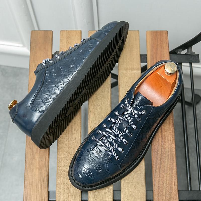 Модная повседневная и модная формальная обувь Мужская ПУ Уличная Легкая и Удобная Обувь Дерби Обувь для Путешествий Размер 39-47 Мужская Обувь