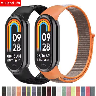 Нейлоновый ремешок-петля для браслета Xiaomi Mi Band 9 8 7 6 5 4 3 SmartWatch, сменный спортивный ремешок для часов Pulsera Miband 8 NFC