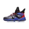 Li Ning Flying Falcon Non-Slip Wear-Resistant Mid-Top Basketball Shoes Kids Sneakers Black Blue Red YKBQ036-3