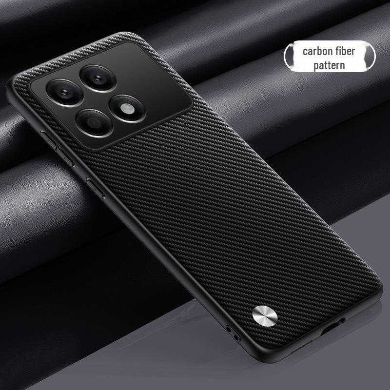 Кожаный чехол с полным покрытием для Redmi K70 Pro Extreme Edition, защитный чехол для K60/K50/K40 — конструкция, защищающая от падений.