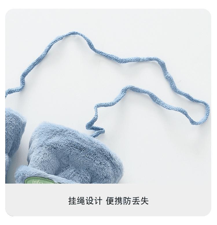 Children's Plush Gloves with All Fingers and Full Toe Cover