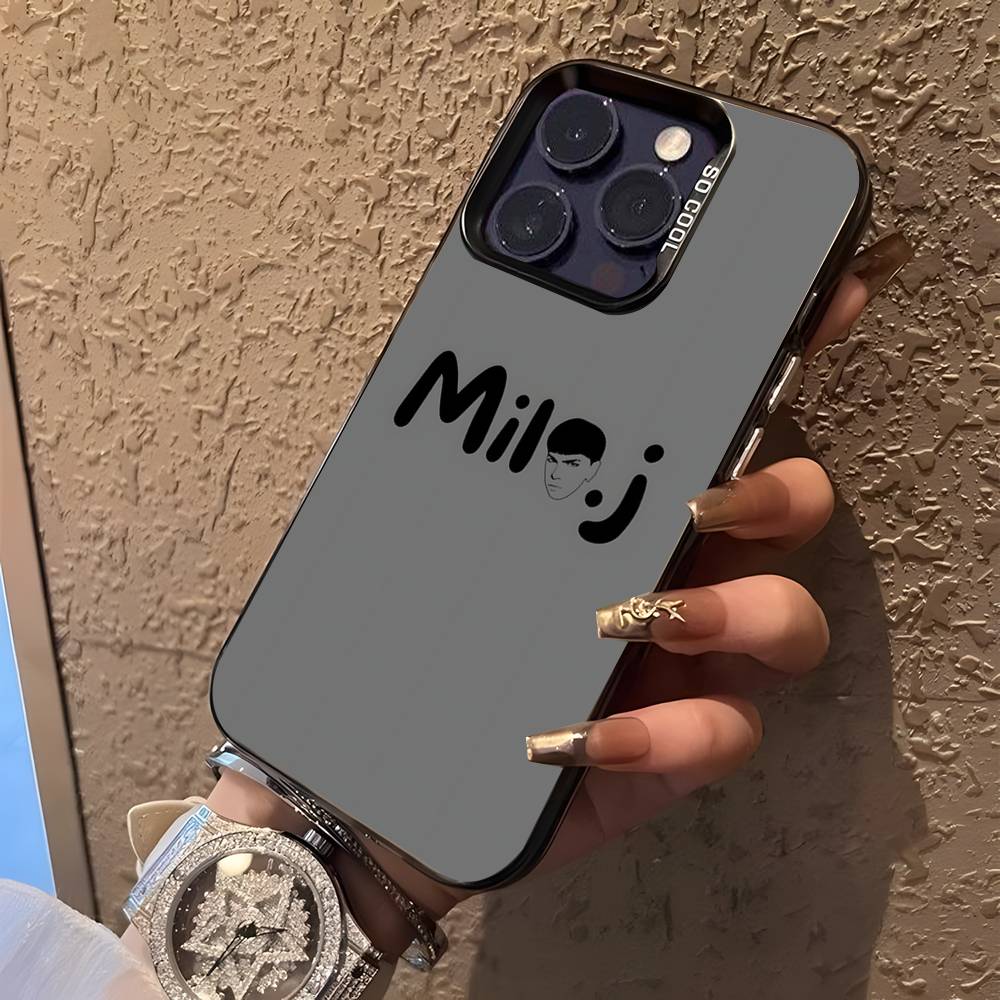 Singer Milo j For Black Candy Matte Cover iPhone 17,16,15,14,13,12,11,Mini,Pro,E,SE4,XS,MAX
