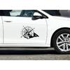 Автомобиль Внедорожник Внедорожник Окна Капоты Боковая Часть Кузова Белый Компас Тотем Наклейка Стикер