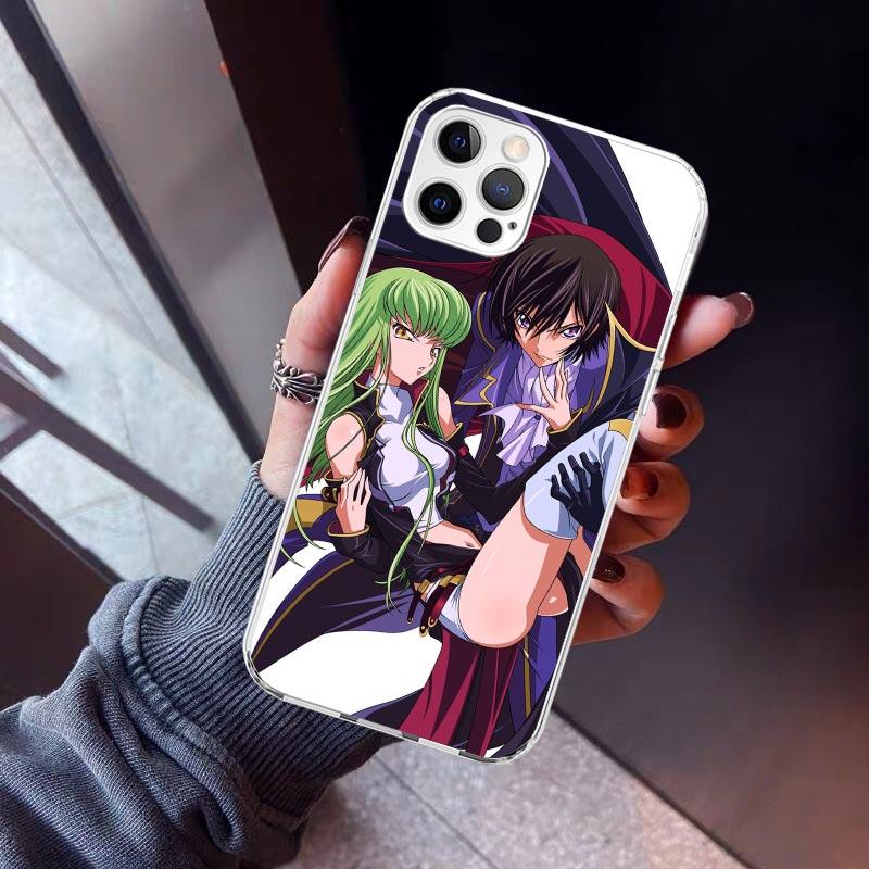 Чехол для телефона с аниме Code Geass Для iPhone 17 Air 11 13 Mini 14 15 Plus 16 12 Pro Max 16E SE 7 8 Узор Мягкая задняя крышка из ТПУ 17 Air