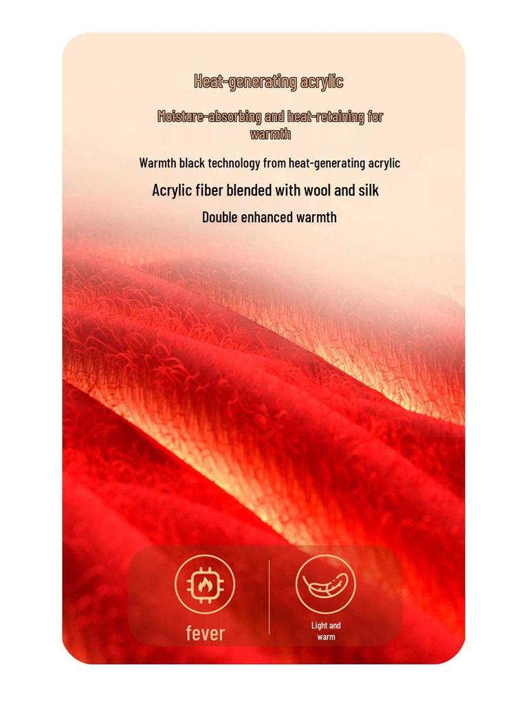 Женский теплый базовый слой из шелка тутового дерева и шерсти с флисовой подкладкой, со средней высотой горловины, коллекция осень/зима 2025