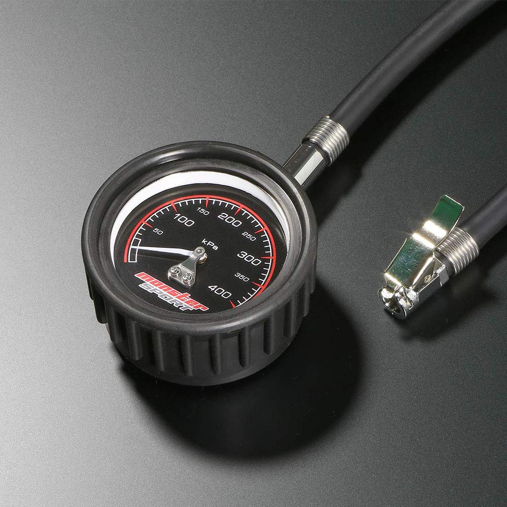 MONSTER SPORT Air Gauge, Black, Universal, 993121-0000MB