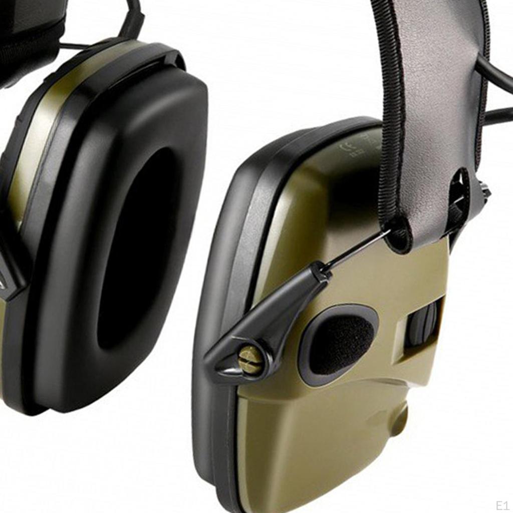 Электронная защита ушей Регулируемая гарнитура для игр Строительство Охота