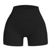 High-Waist Seamless Yoga Shorts - Women's European & American Style, 3/4 Length