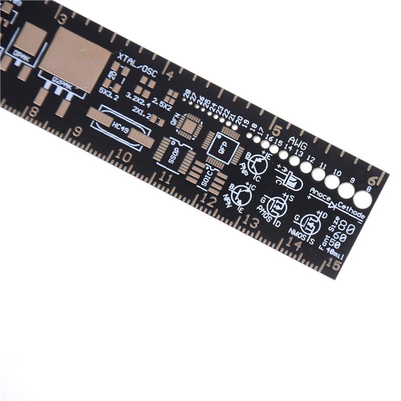 15Cm Multifunctional Pcb Ruler Measuring Tool Resistor Capacitor Chip Ic Smd