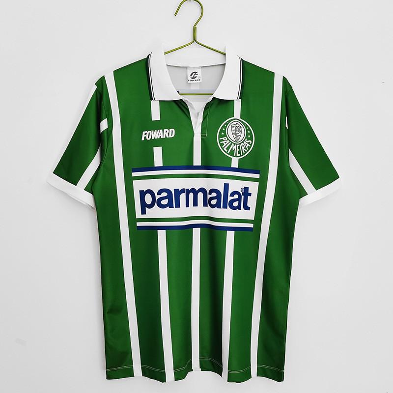 Retro Palmeiras Home Soccer Jersey 1992 1993 1994 Brazil Championship Vintage Football Shirt Cycling Style