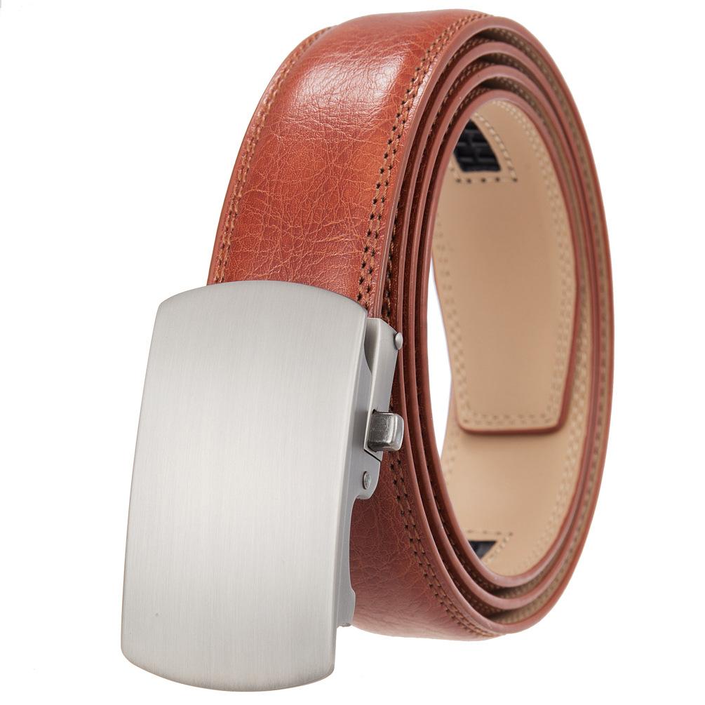 1 шт. Мужской универсальный ремень из двухслойной коровьей кожи, автоматическая пряжка Ly36-31957-1